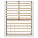 Sengestel Hvid 150 x 200 cm Massiv fyrretræ