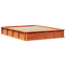 Sengestel Voks brun 150 x 200 cm Massiv fyrretræ