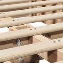 Sengestel Brun 120 x 200 cm Massiv fyrretræ