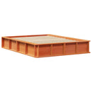 Sengestel Voks brun 135 x 190 cm Massiv fyrretræ