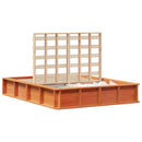 Sengestel Voks brun 120 x 190 cm Massiv fyrretræ