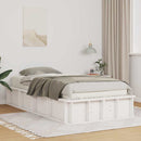 Sengestel Hvid 80 x 200 cm Massiv fyrretræ