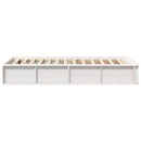 Sengestel Hvid 80 x 200 cm Massiv fyrretræ