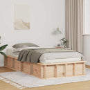 Sengestel Brun 90 x 190 cm Massiv fyrretræ