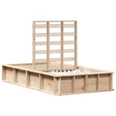 Sengestel Brun 90 x 190 cm Massiv fyrretræ