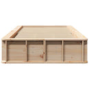Sengestel Brun 90 x 190 cm Massiv fyrretræ