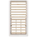 Sengestel Hvid 90 x 190 cm Massiv fyrretræ