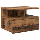 Flydende Natbord Gammelt træ 40 x 31 x 28 cm Konstrueret træ