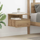 Flydende Natbord 2 pcs Artisan Egetræ 40 x 31 x 28 cm