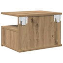Flydende Natbord 2 pcs Artisan Egetræ 40 x 31 x 28 cm
