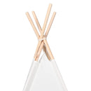 Teepee Telt Hvid 120 x 120 x 150 cm Stof og Plast