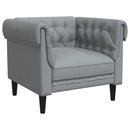 Stue Sofa 3 pcs Lysegrå 201,5 x 74,5 x 74,5 cm Stof