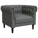 Stue Sofa 3 pcs Mørkegrå 201,5 x 74,5 x 74,5 cm Stof