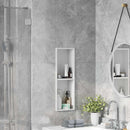 Bruse Niche Hvid 60 x 20 x 9,5 cm Rustfrit stål