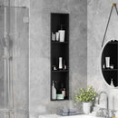 Bruse Niche Sort 90 x 20 x 9,5 cm Rustfrit stål