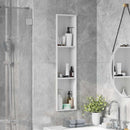 Bruse Niche Hvid 90 x 20 x 9,5 cm Rustfrit stål