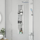 Bruse Niche Hvid 90 x 20 x 9,5 cm Rustfrit stål