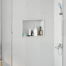 Bruse Niche Hvid 45 x 30 x 9,5 cm Rustfrit stål