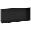 Bruse Niche Sort 75 x 30 x 9,5 cm Rustfrit stål