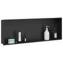 Bruse Niche Sort 90 x 30 x 9,5 cm Rustfrit stål
