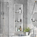 Bruse Niche Hvid 90 x 30 x 9,5 cm Rustfrit stål