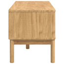 Garderobebænk FLORO Voks brun 115 x 40 x 45 cm Massivt fyrretræ