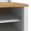 Gangskab FLORO Hvid 50 x 40 x 158 cm Massivt fyrretræ