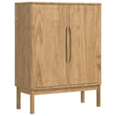 Sideboard FLORO Voks brun 70 x 30 x 70,5 cm Massivt fyrretræ