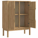 Sideboard FLORO Voks brun 70 x 30 x 70,5 cm Massivt fyrretræ