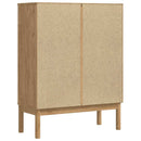 Sideboard FLORO Voks brun 70 x 30 x 70,5 cm Massivt fyrretræ