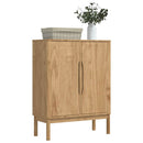 Sideboard FLORO Voks brun 70 x 30 x 70,5 cm Massivt fyrretræ
