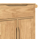 Køkkenvogn FLORO Voks brun 72,5 x 45 x 80 cm Massivt fyrretræ