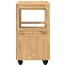 Køkkenvogn FLORO Voks brun 72,5 x 45 x 80 cm Massivt fyrretræ
