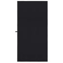 Sportshåndklæder 2 pcs Sort 180 x 90 cm Polyester og polyamid