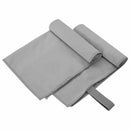Sportshåndklæder 2 pcs Mørkegrå 50 x 30 cm