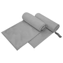 Sportshåndklæder 2 pcs Mørkegrå 200 x 100 cm