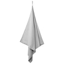 Sportshåndklæder 2 pcs Grå 180 x 90 cm Polyester og polyamid