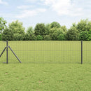 Hegnspæl 2 pcs Grå 50 cm Pulverlakeret Stål