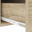 Natskab 2 pcs Sonoma eg 30 x 48 x 61 cm Konstrueret træ