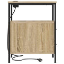 Natskab 2 pcs Sonoma eg 30 x 48 x 61 cm Konstrueret træ