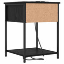 Natskab med skuffe Sort eg 42 x 41 x 56 cm Konstrueret træ