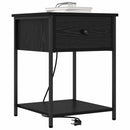 Natskab 2 pcs Sort eg 42 x 41 x 56 cm Konstrueret træ