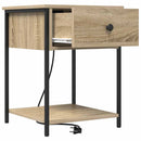 Natskab med skuffe Sonoma eg 42 x 41 x 56 cm Konstrueret træ