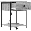 Natskab 2 pcs Grå Sonoma 42 x 41 x 56 cm Konstrueret træ