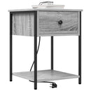 Natskab 2 pcs Grå Sonoma 42 x 41 x 56 cm Konstrueret træ