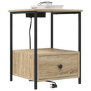 Natskab med skuffe Sonoma eg 42 x 41 x 56 cm Konstrueret træ