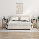 Natskab 2 pcs Sonoma eg 40 x 31 x 60 cm Konstrueret træ