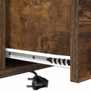 Natskab 2 pcs Røget eg 40 x 31 x 60 cm Konstrueret træ