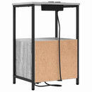 Natskab 2 pcs Grå Sonoma 40 x 31 x 60 cm Konstrueret træ
