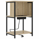 Natskab 2 pcs Sonoma eg 38 x 31 x 61 cm Konstrueret træ